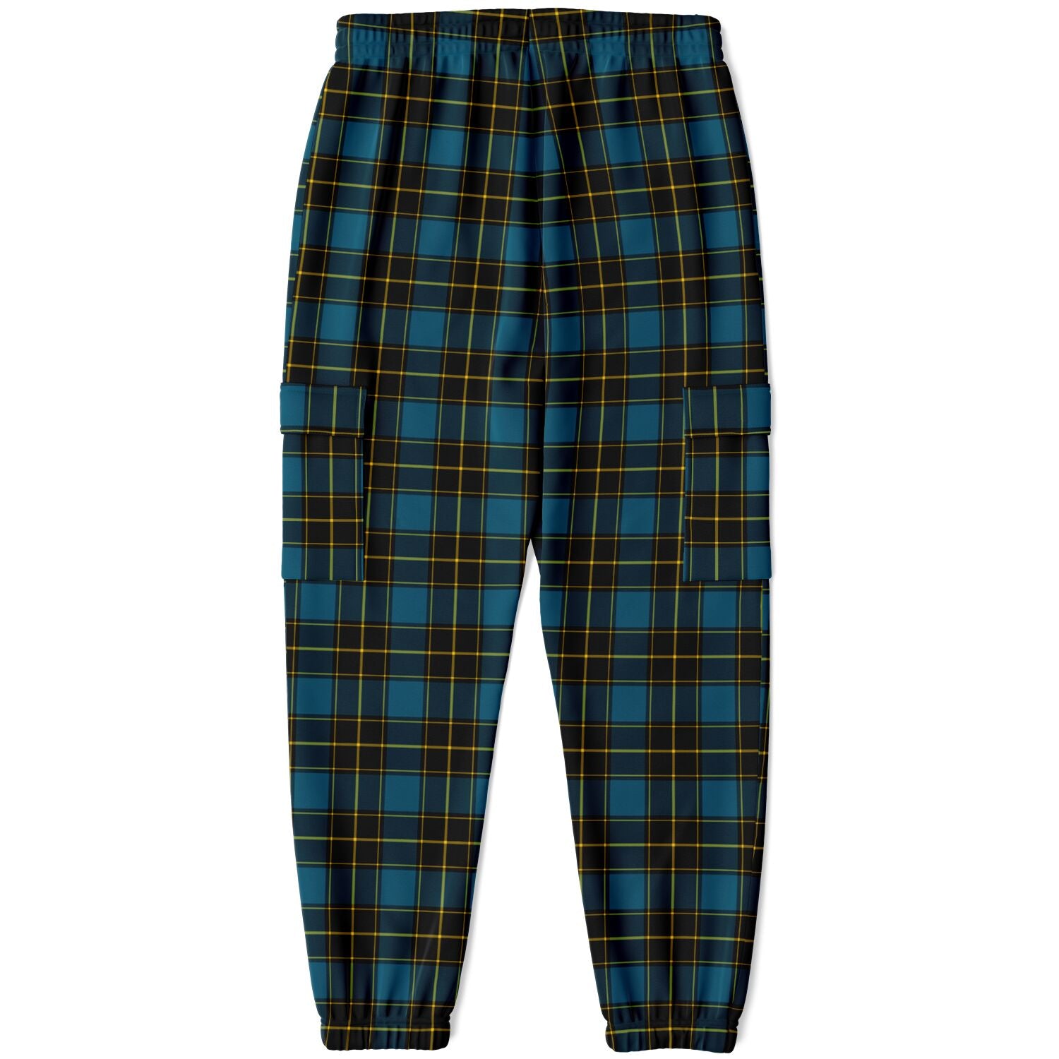 Tartan Fashion Cargo Sweatpants - AOP