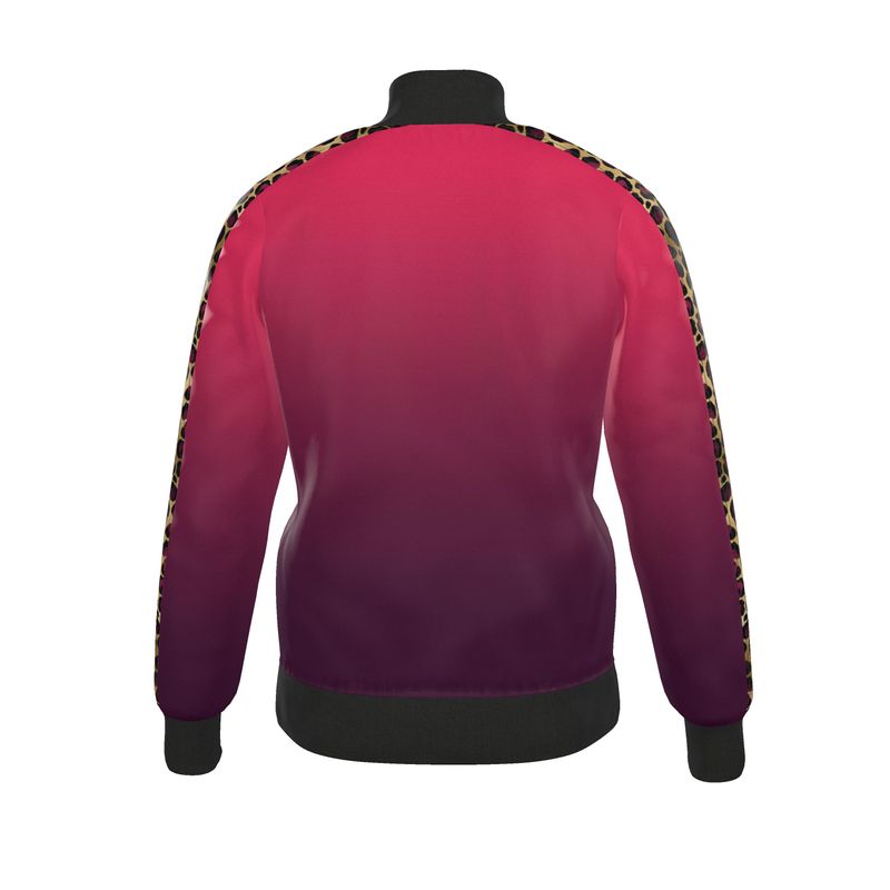 Raspberry fade tracksuit top