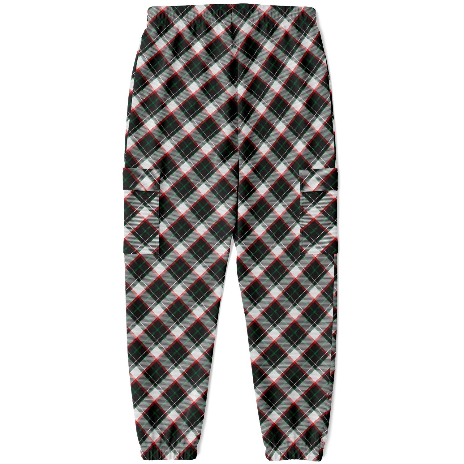 90s style Plaid Cargo Joggers