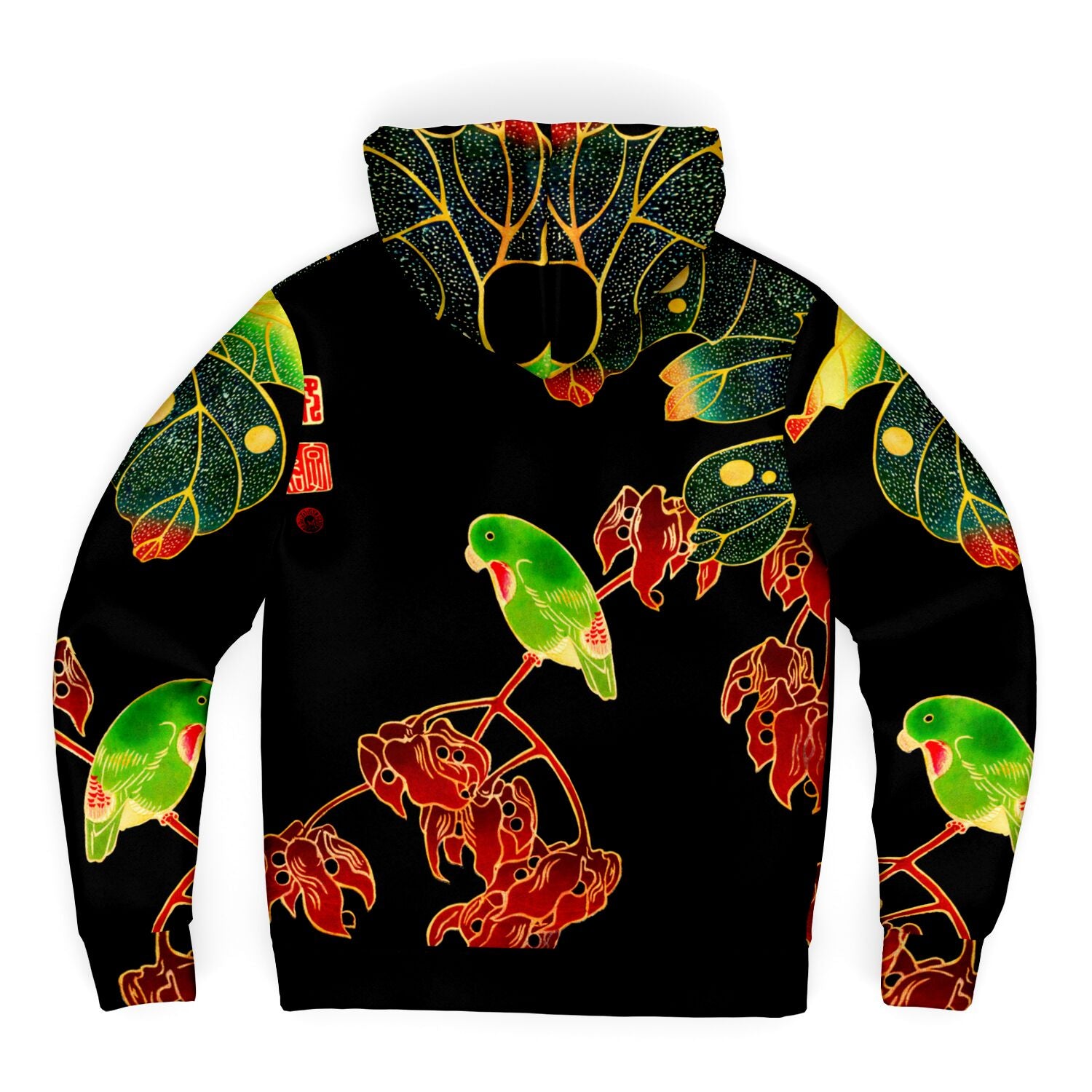 Japanese Art Fleece Hoodie - Ukiyo-e Style