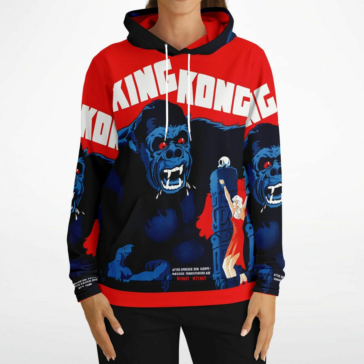 King Kong Retro Hoodie Feat Vintage Graphics Future Is Retro