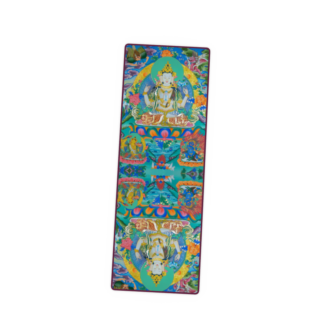 Chenrezig Thangka Yoga Mat