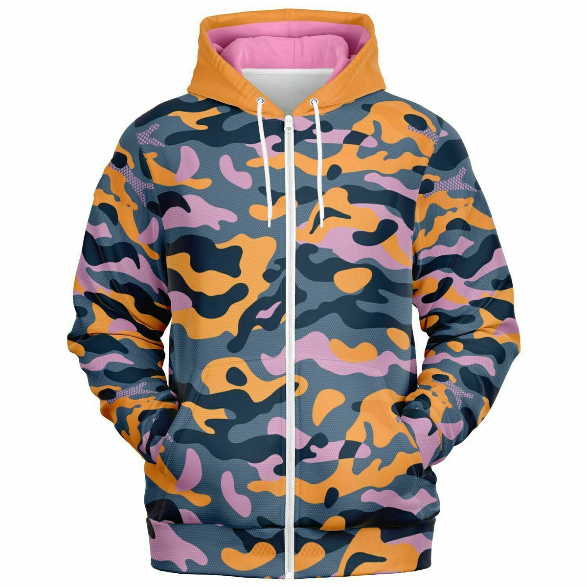 Urban Camo Zip-Up Hoodie