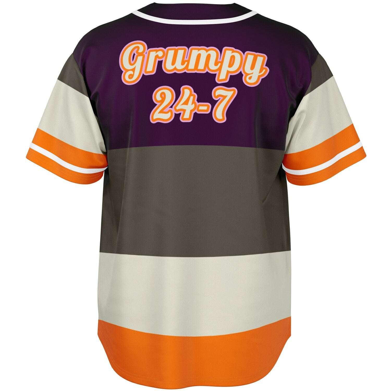 Retro Baseball Jersey "Retired and Grumpy"