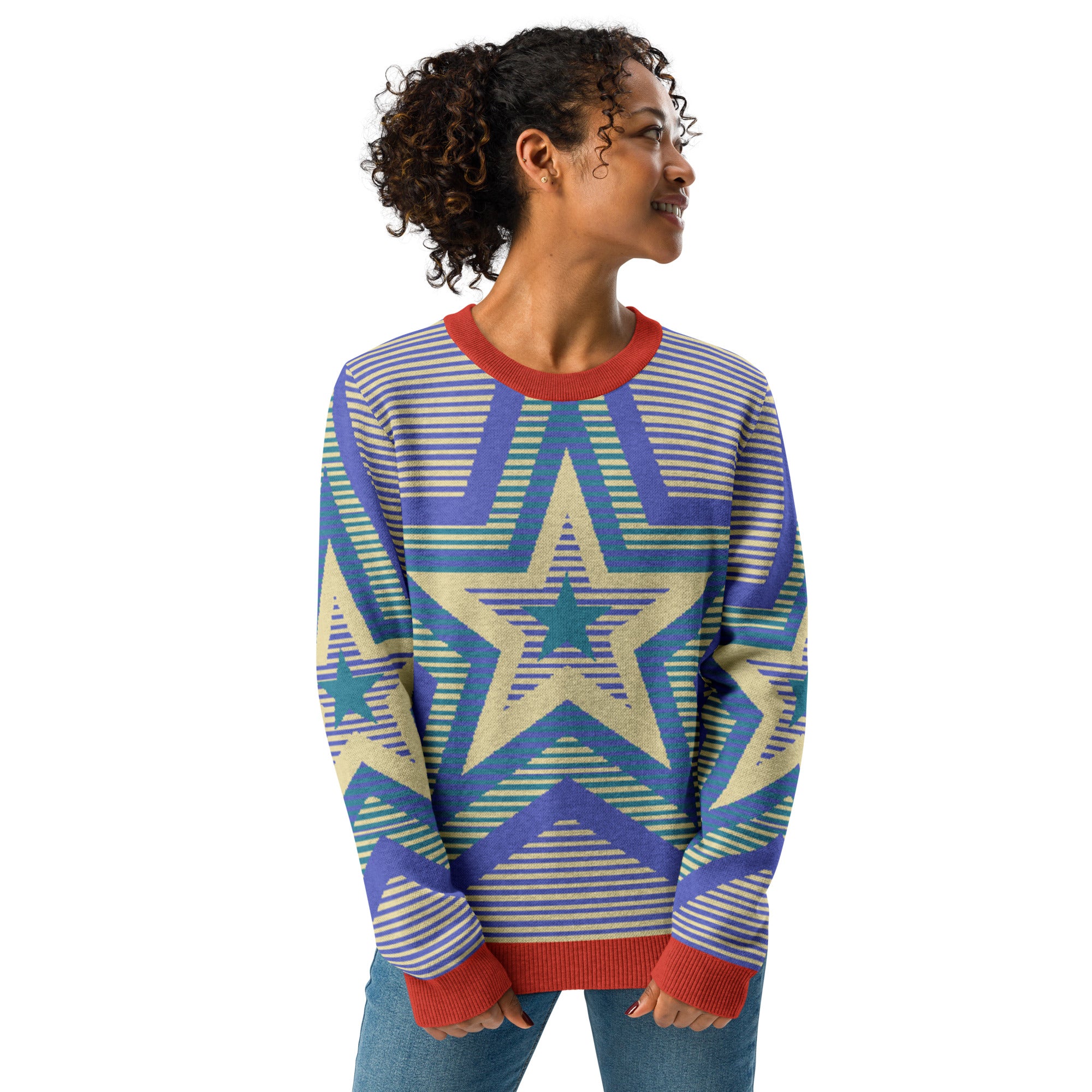 Retro Star Sweater