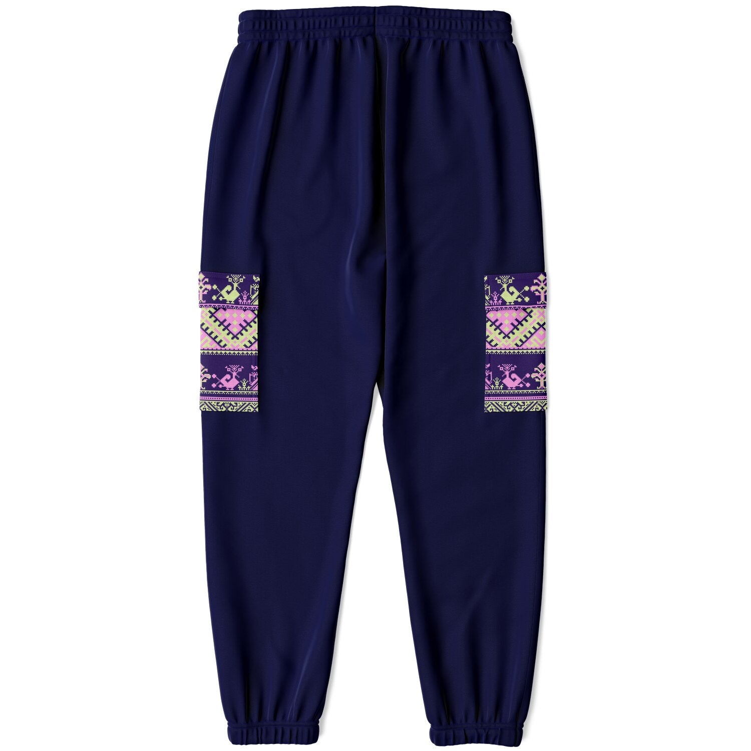 Cargo Sweatpants - AOP Purple Nordic Pockets copy