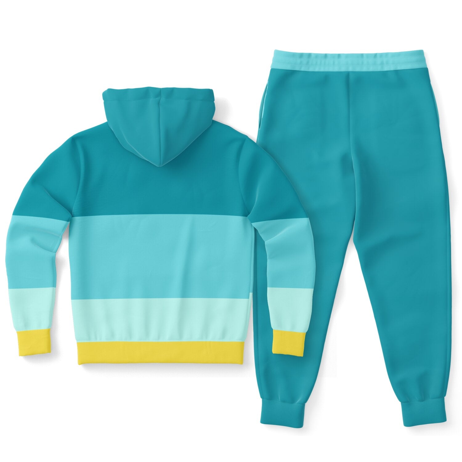 Retro Colour Block Hoodie and Jogger set