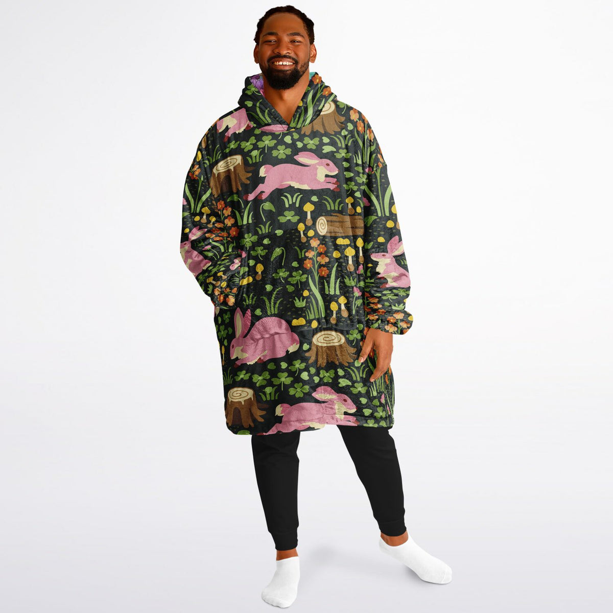 Plus size hoodie online blanket