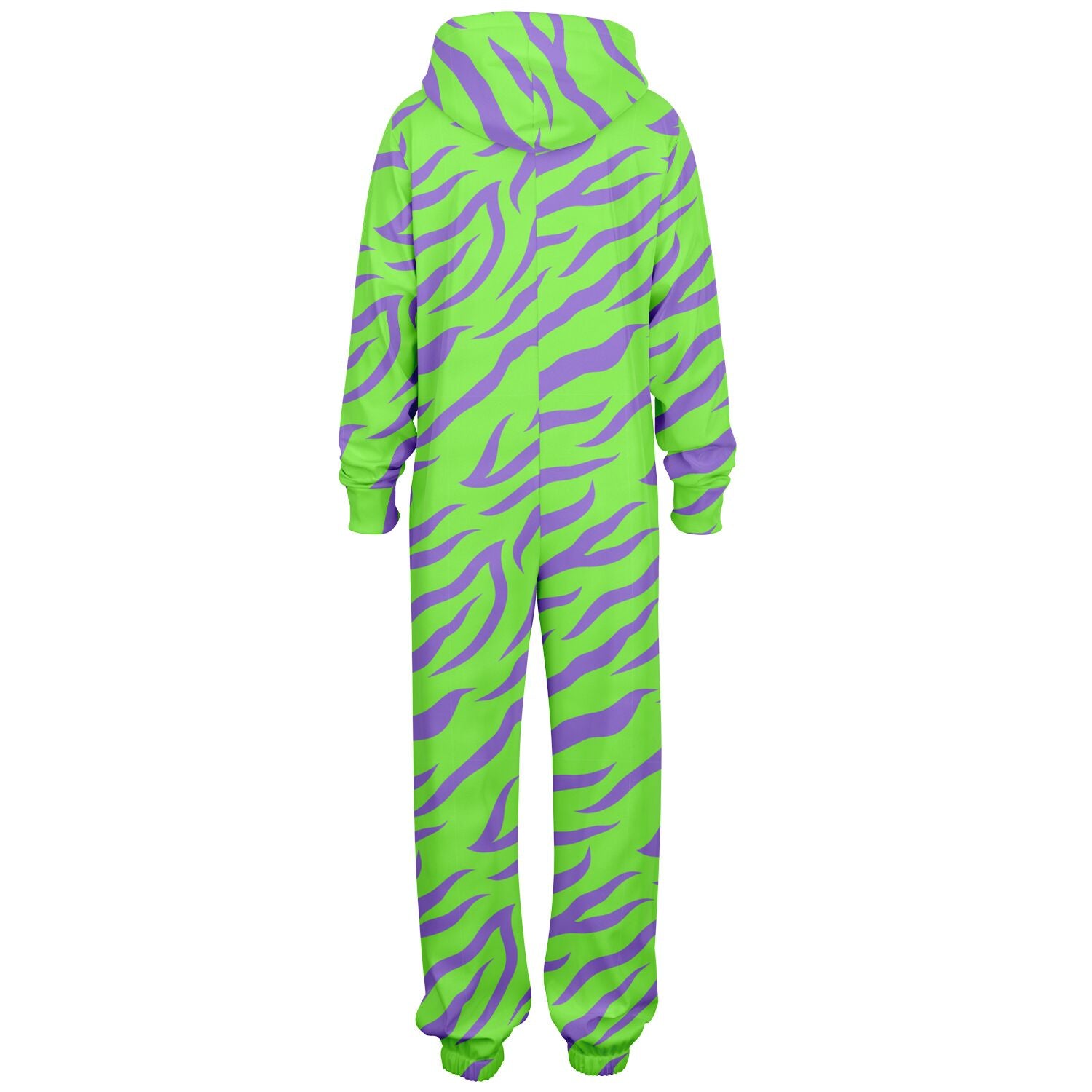 Rave Jumpsuit with pockets Neon Tiger, Loungewear, festival clothing