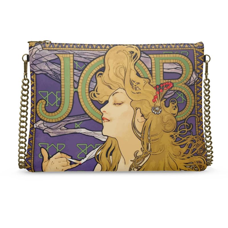 Art Nouveau Alphonse Mucha Crossbody Bag With Chain