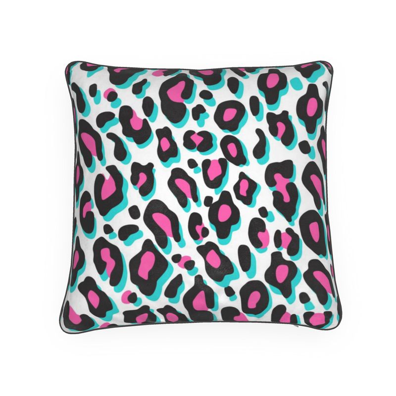 Funky Leopard Print Luxury Cushion