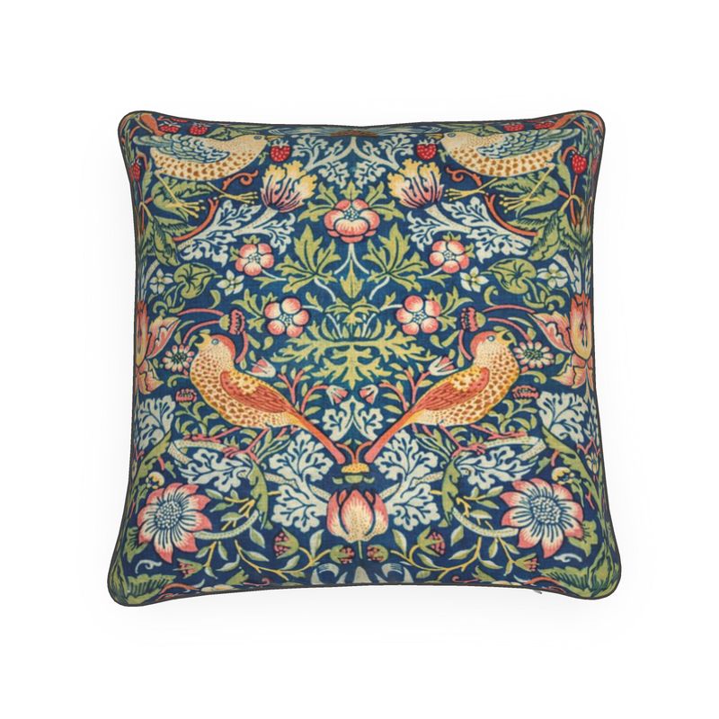 Luxury Cushions - Art Nouveau William Morris Strawberry Thieves