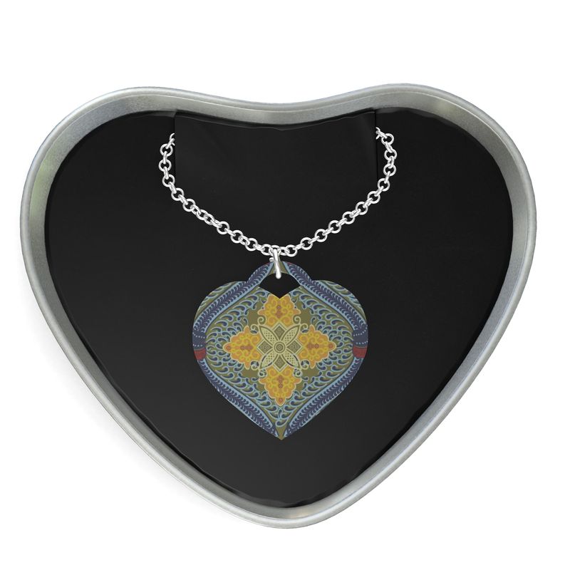 Pendentif coeur en argent sterling