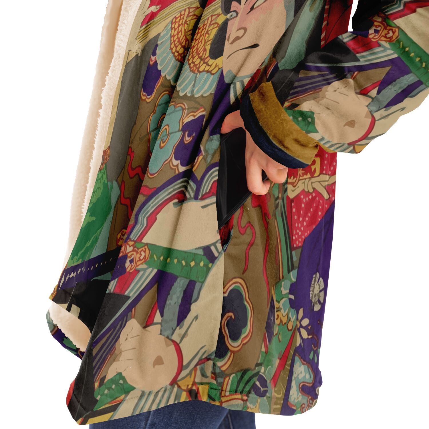 Japanese Art MicroFleece Cloak (Museum Collection)