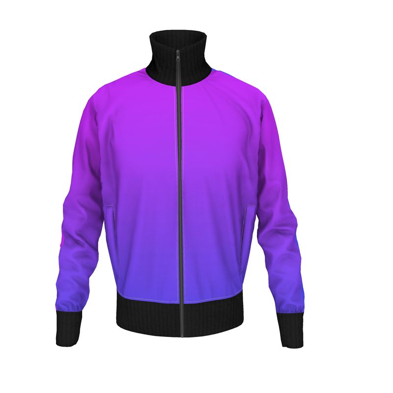 Tracksuit Jacket Faded Blue and Purple