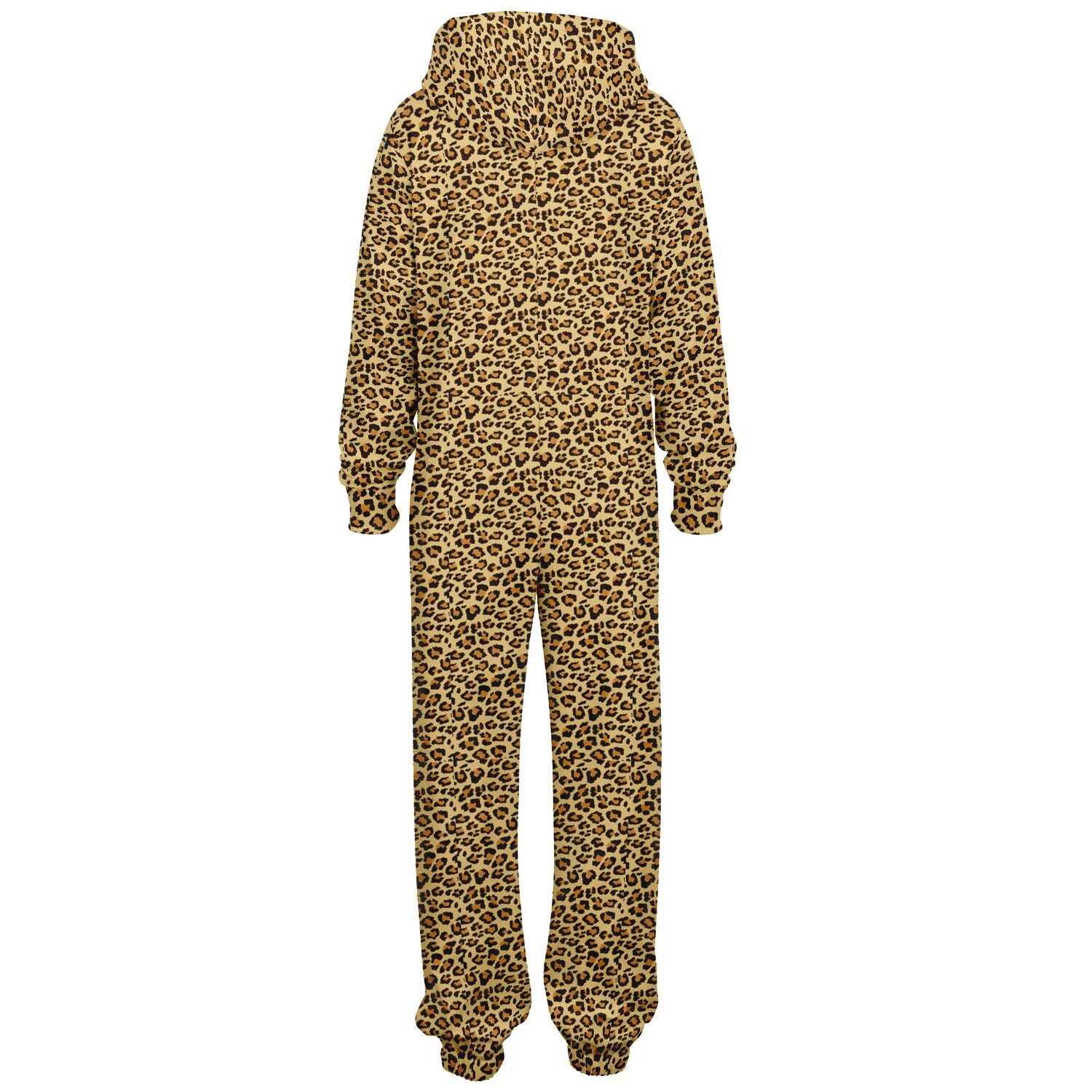 Leopard Print Jumpsuit, Loungewear with pockets, Animal Print Coveralls