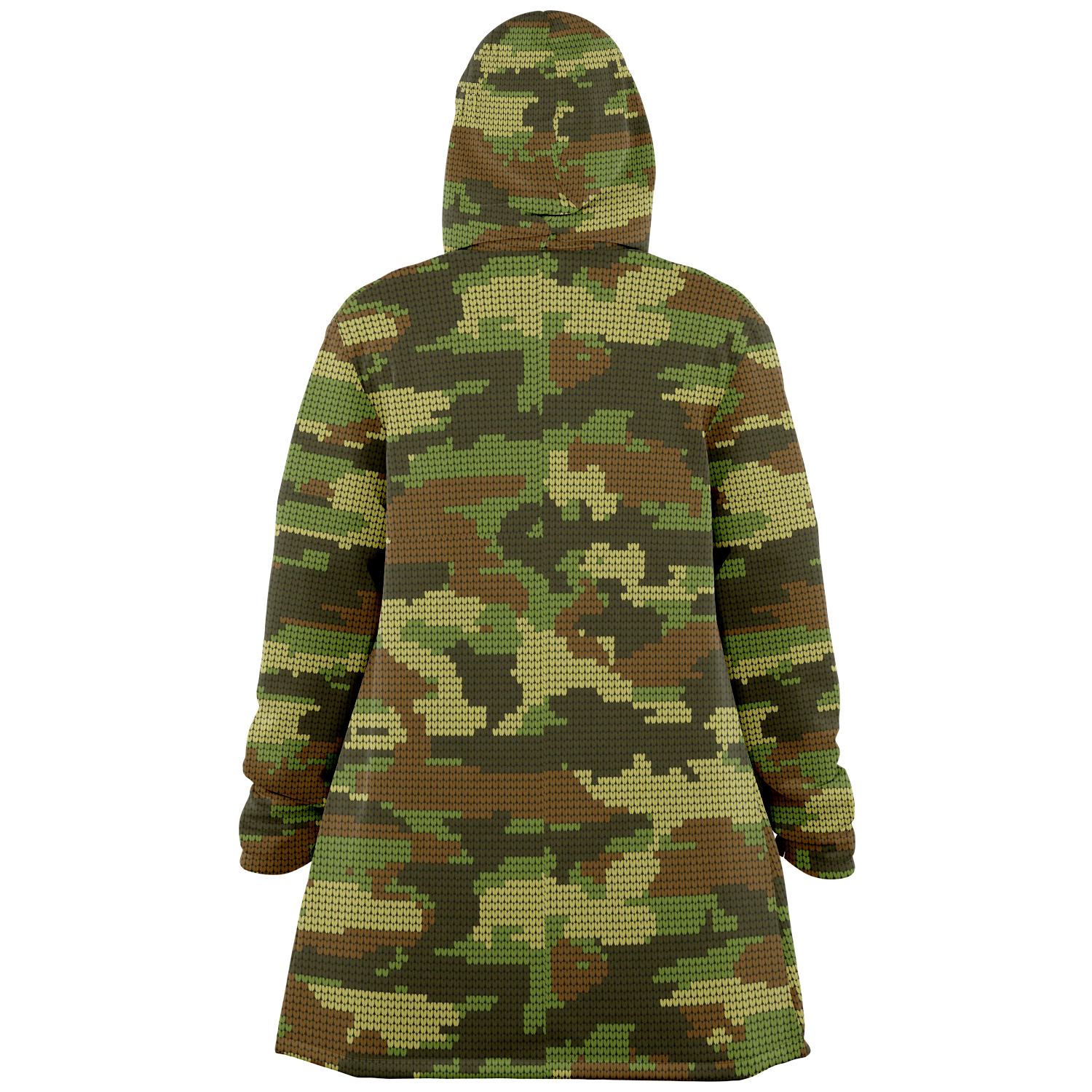 Camo Microfleece Unisex Hooded Cloak