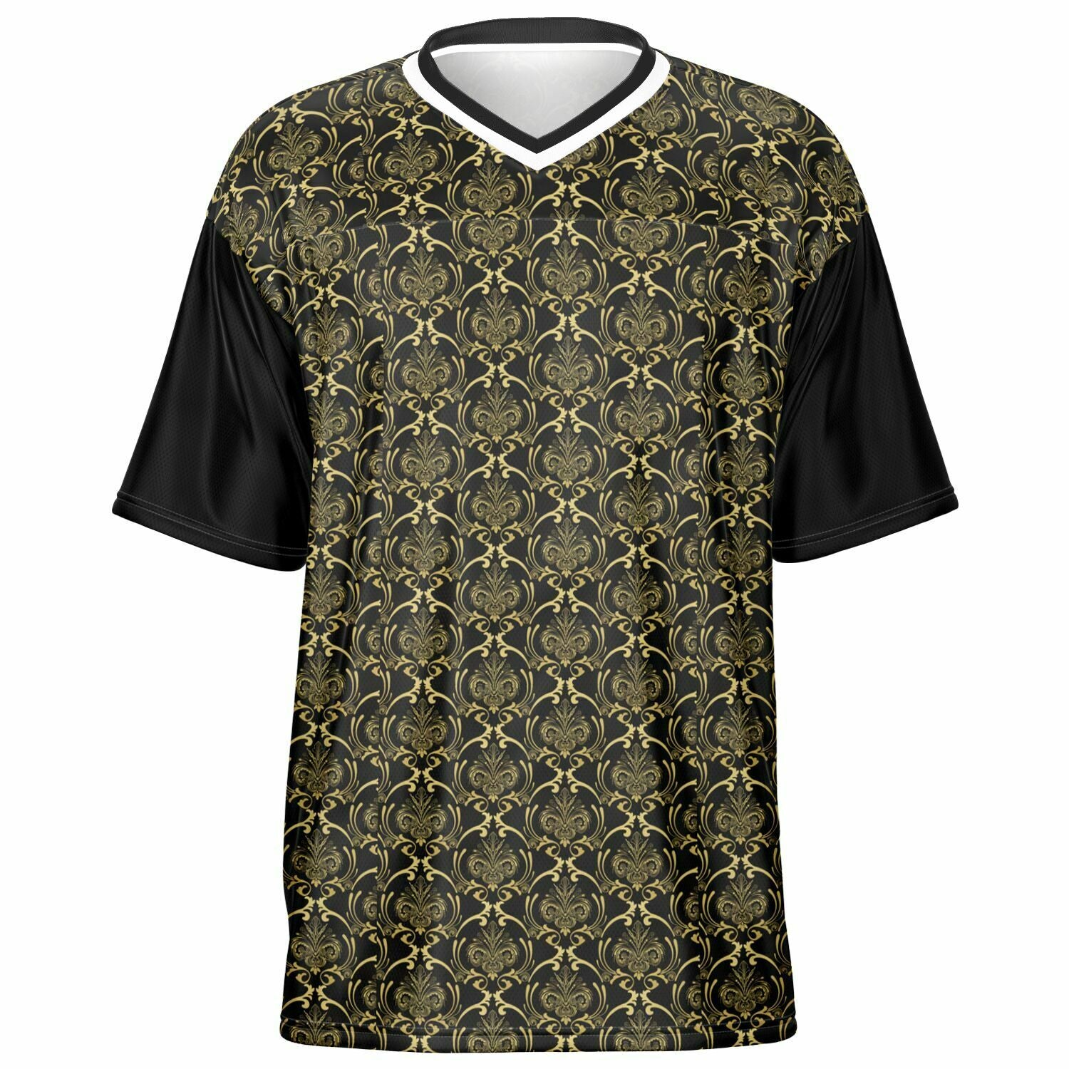 Football Jersey - Art Nouveau Black and Gold