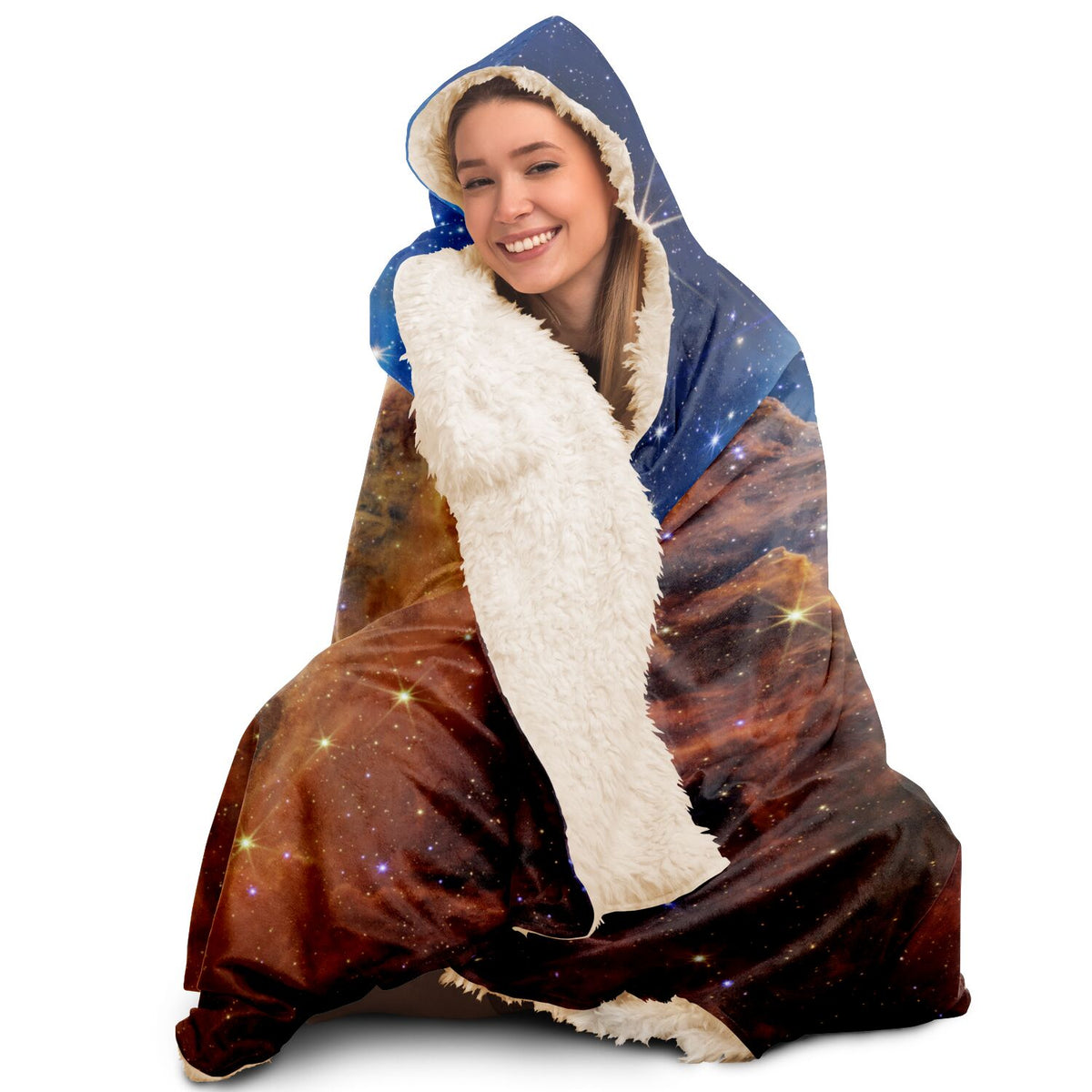 Galaxy discount hooded blanket