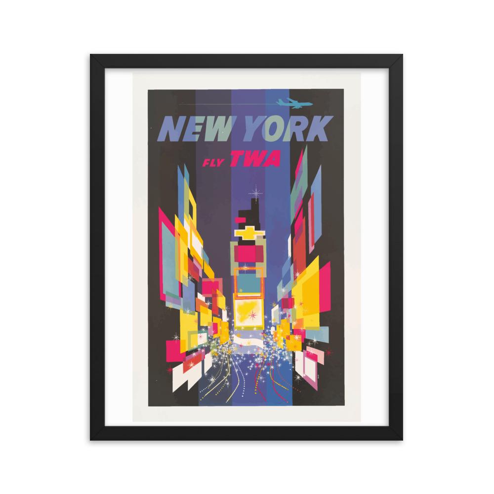 New York Vintage Poster - Futureisretro