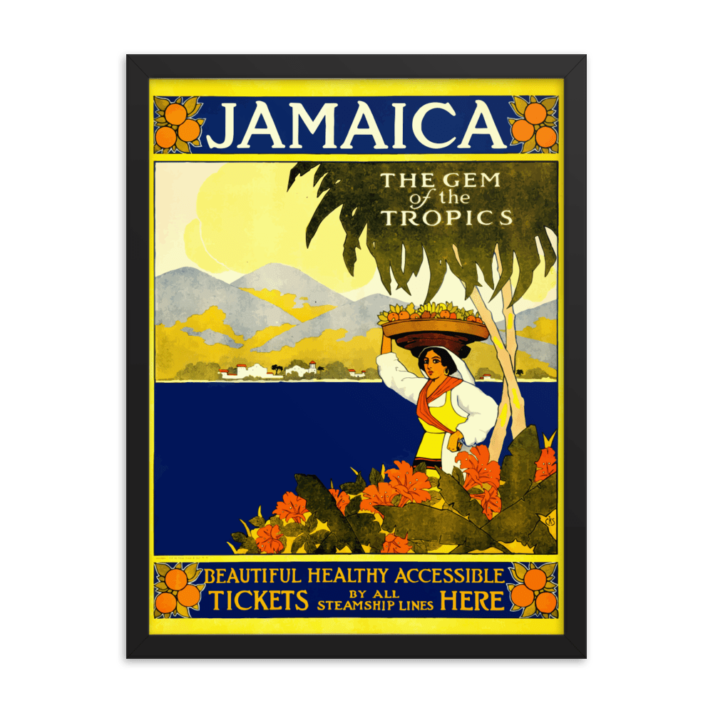 Jamaica Tourism Vintage Poster - Futureisretro