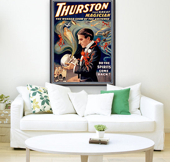 Thurston the Great Magician Vintage Poster
