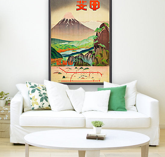 Japanese Vintage Travel Poster Wall Art